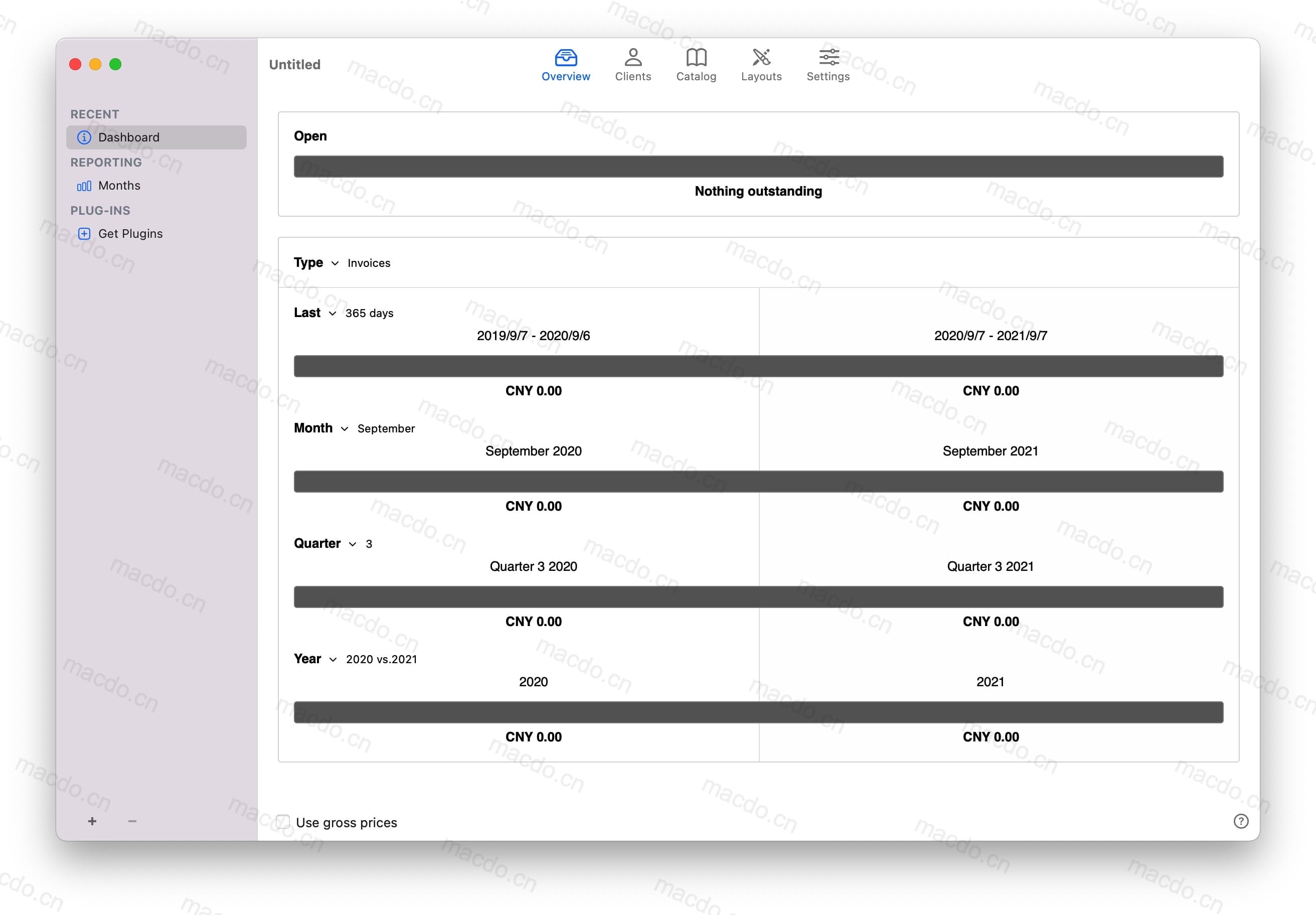 GrandTotal for Mac v8.2.1 发票模板设计及管理工具插图1