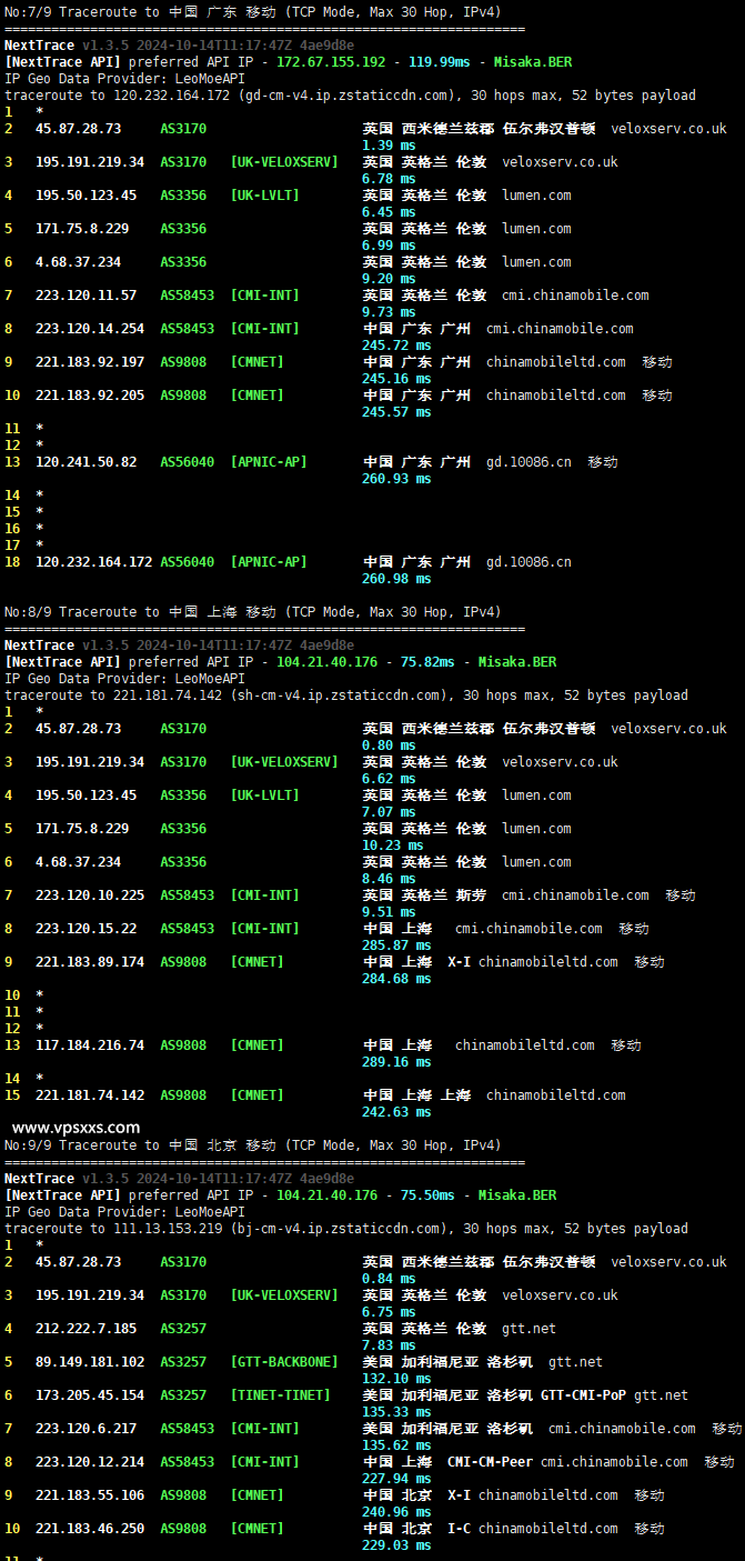 DigiRDP英国雷迪奇VPS测评：CPU频率高，硬盘读写速度快，看视频6万+，延迟较高插图8