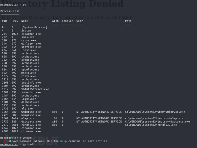 [Meachines] [Easy] granny IIS 6.0+CVE-2017-7269+进程…插图3