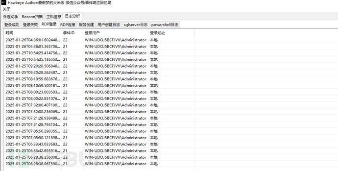 Windows图形化应急分析工具-Hawkeye插图16