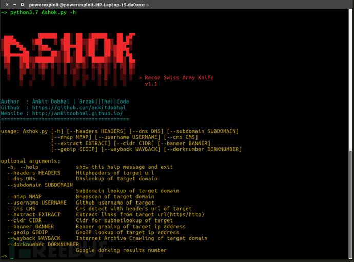 Ashok：一款多功能开源网络侦查OSINT工具插图2