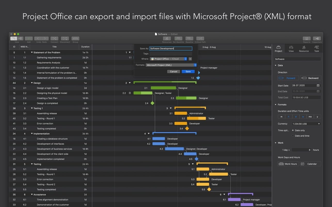 Project Office X for Mac v1.1.7 项目管理工具插图1