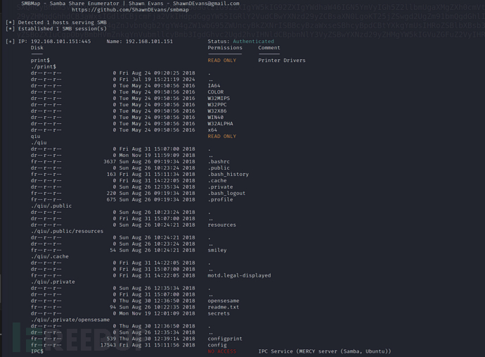 [Vulnhub] MERCY SMB+RIPS-LFI+Tomcat+Ports-Knocking…插图5