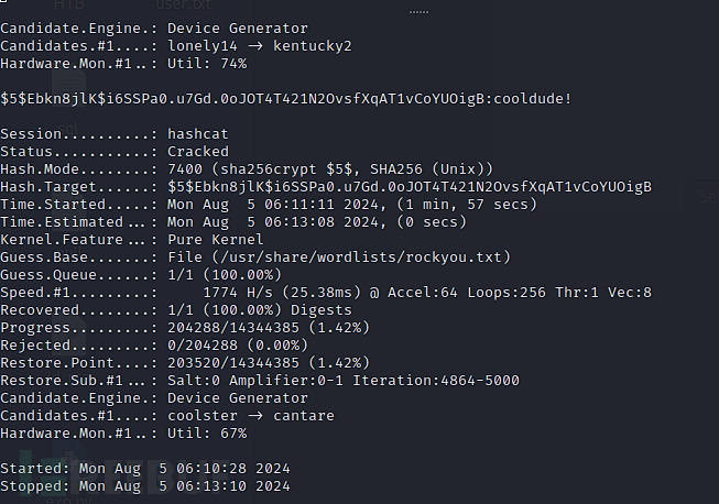 [Meachines] [Easy] Sunday Finger网络用户枚举+Wget文件覆盖权限提…插图3