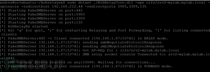 KrbRelayEx：一款针对Kerberos的网络请求中继与转发工具插图4