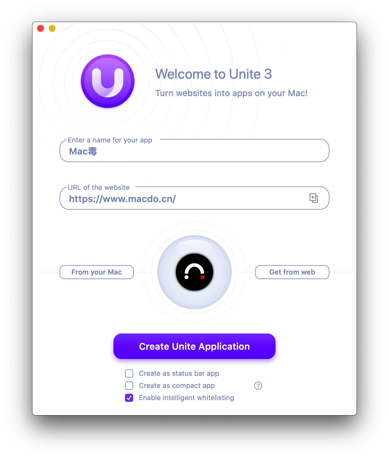 Unite for Mac v5.0.3.1 将网站转换为应用插图1