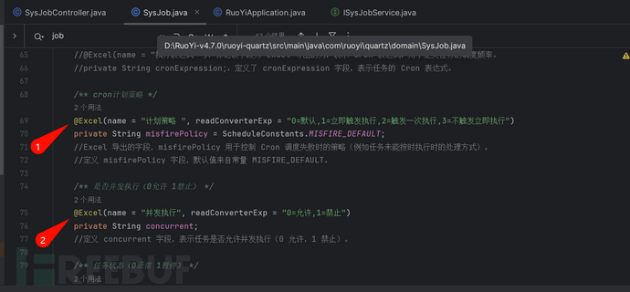 RuoYi4.7.0漏洞复现与通读审计——(定时任务)任意文件下载[二]插图11