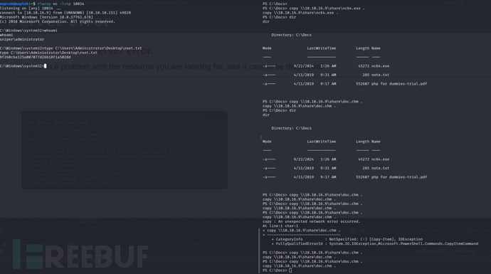 [Meachines] [Medium] Sniper RFI包含远程SMB+ powershell…插图13