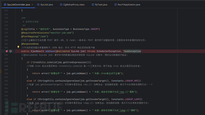 RuoYi4.7.0漏洞复现与通读审计——(定时任务)任意文件下载[二]插图15