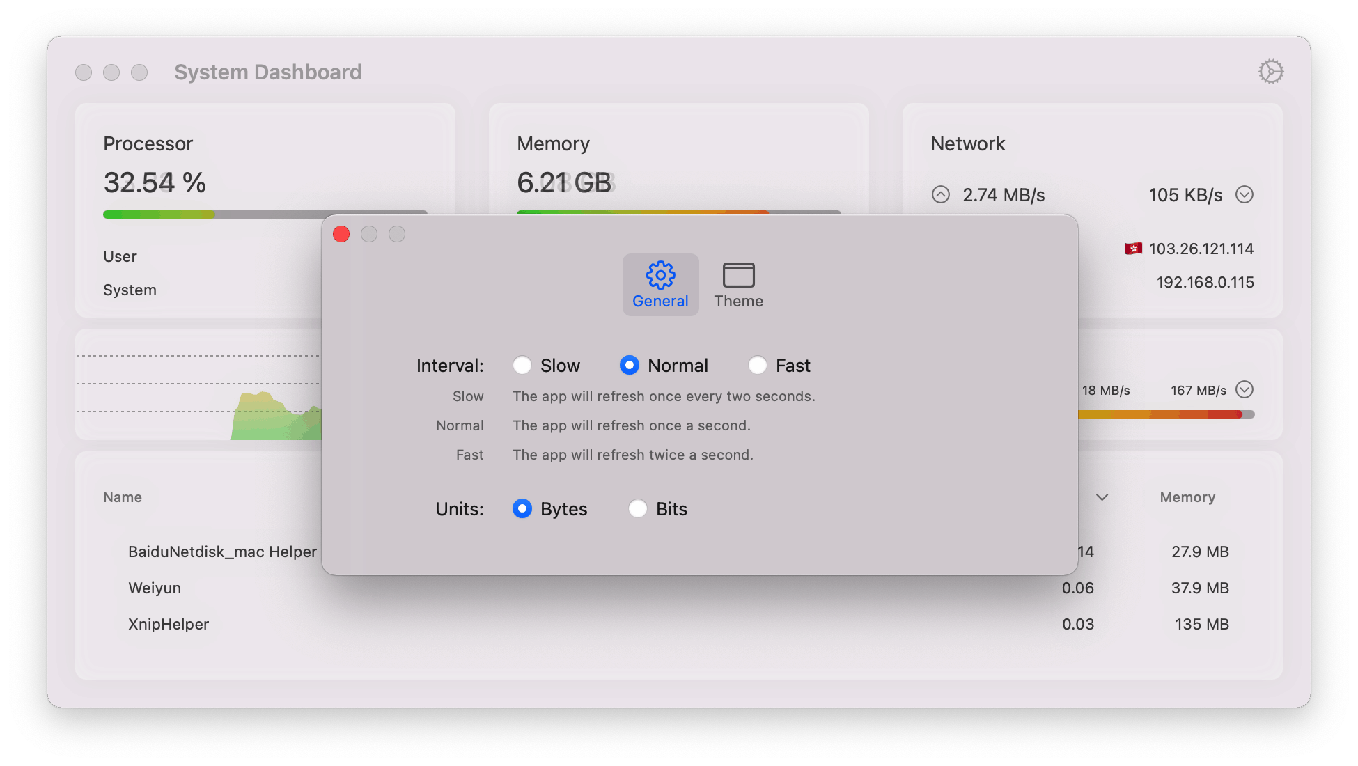 System Dashboard for Mac v4.2.1 系统仪表盘插图2