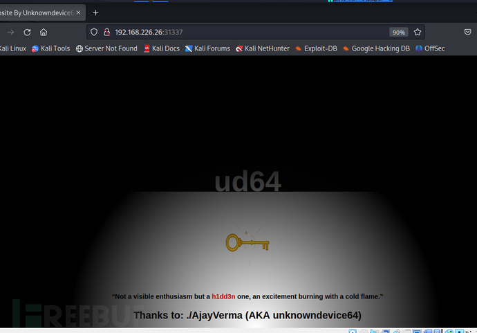 【vulnhub靶机】unknowndevice64-V1.0插图3