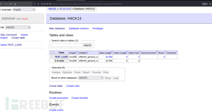 [Meachines] [Easy] Adminer Adminer远程Mysql反向文件读取+Py…插图10