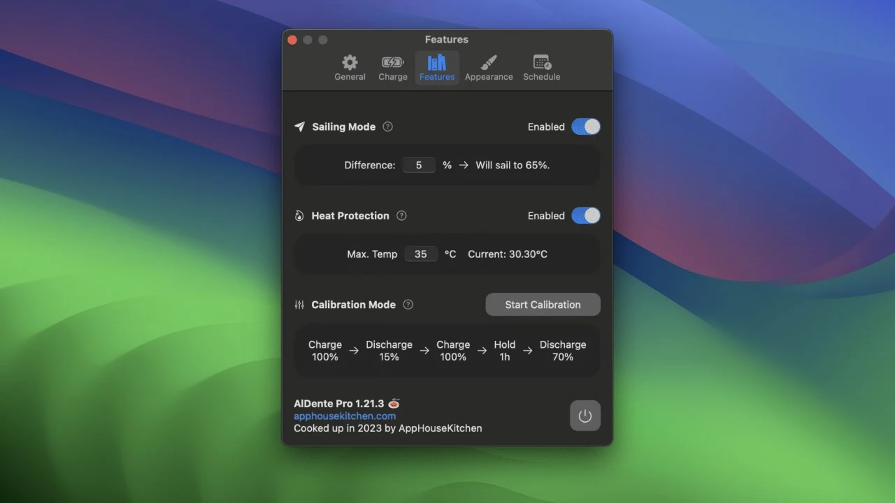AlDente Pro for Mac v1.25.2 电池管家插图2