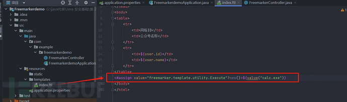 代码审计 | 模板注入漏洞分析(FreeMarker、Thymeleaf、Velocity)插图8