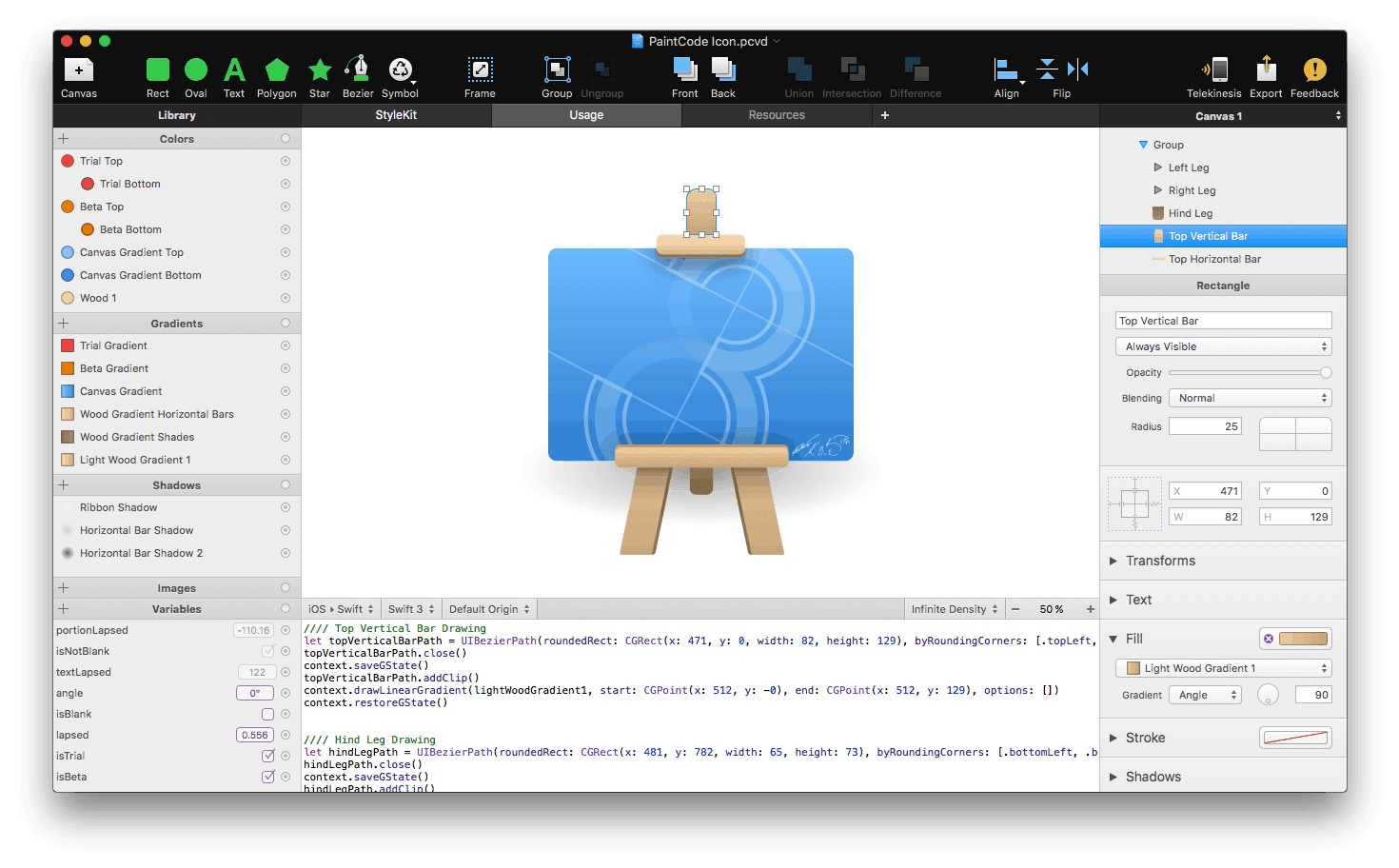 PaintCode for Mac v3.5.2 将图像转换为程序代码插图1