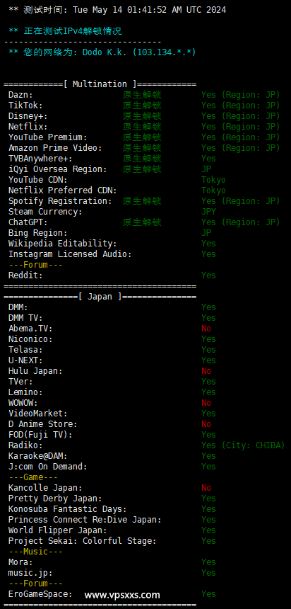 IPRaft日本原生IP双ISP VPS测评：住宅IP日区流媒体全解锁，跑满1000M带宽适合日本Tiktok直播短视频外贸插图11