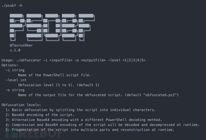 psobf：一款针对PowerShell的代码混淆处理工具插图1