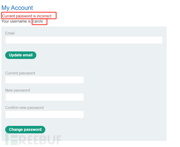 Burpsuite靶场|通过修改密码功能进行暴力破解插图6