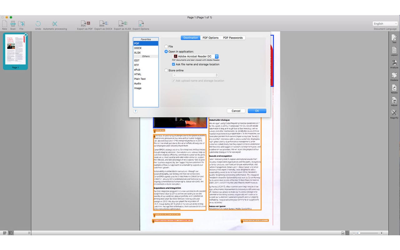 Readiris Corporate for Mac v17.1.9 OCR 图片文字识别工具插图1