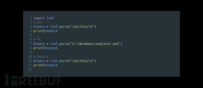LIEF：用于解析和修改 ELF, PE 和MachO 格式的跨平台库插图1