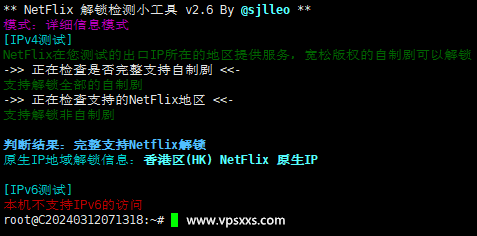 HostKvm香港CTG机房VPS测评：香港原生IP解锁港区Netflix/美国Tiktok，三网去程直连电信CN2 GT插图9