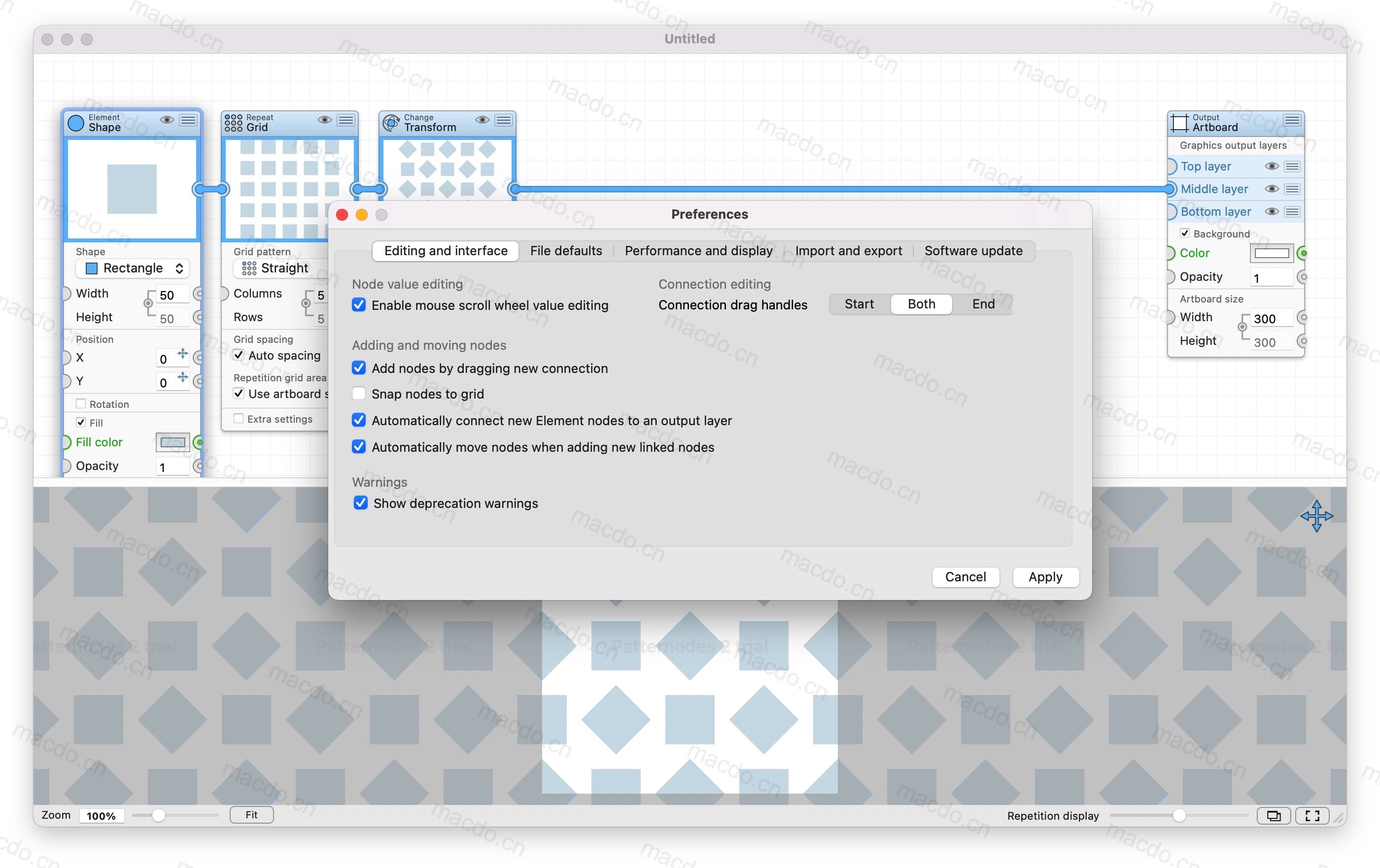 PatterNodes for Mac v3.2.1 矢量图/插画/动画制作工具插图2