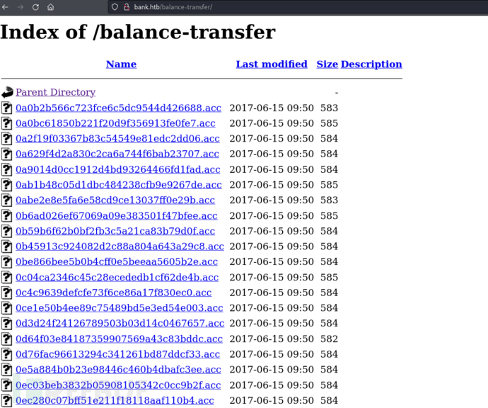 [Meachines] [Easy] Bank balance-transfer目录泄露+etcpasswd权限提升+SUID emergency权限…插图2