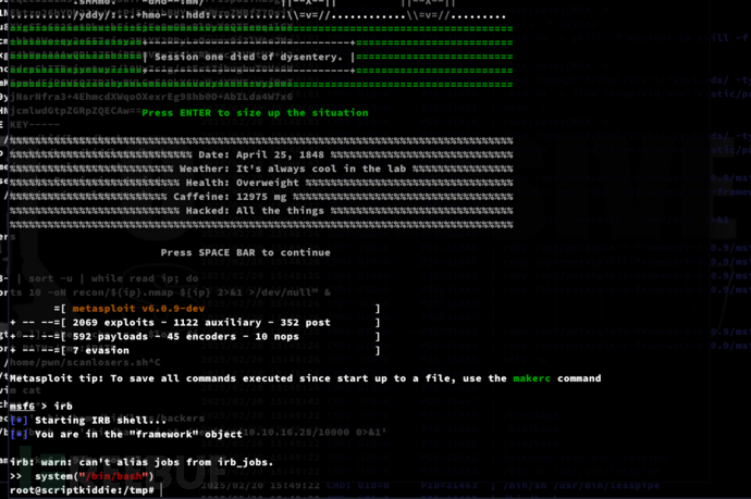 [Meachines] [Easy] ScriptKiddie Msfvenom RCE+TRP00F权限提升+Shell -d 命令注入+msfco…插图10