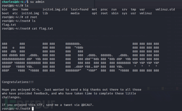 Vulhub 练习 DC-4靶机完整复现插图25