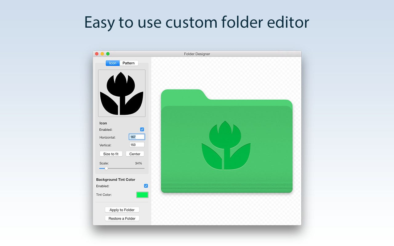 Folder Designer for Mac v1.8 文件夹定制器插图2