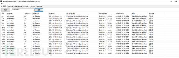 Windows图形化应急分析工具-Hawkeye插图7