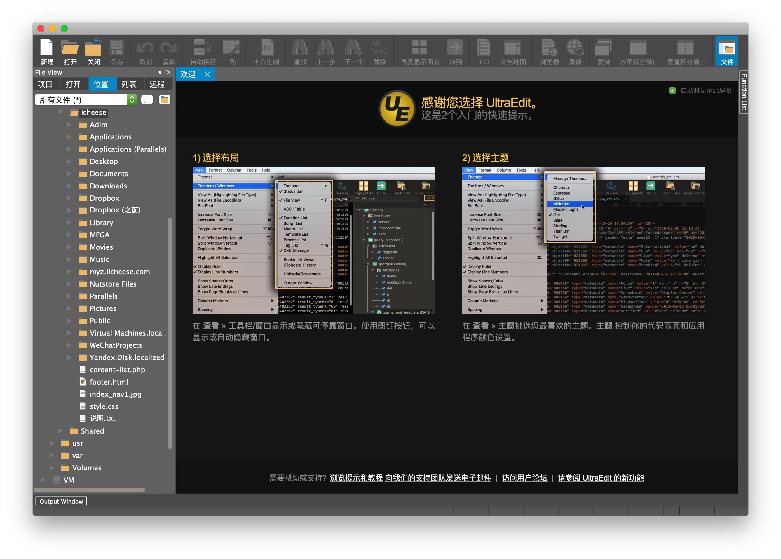 UltraEdit for Mac v22.0.0.19 专业文本/十六进制编辑器插图1