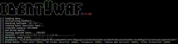 identYwaf：一款基于盲推理识别技术的WAF检测工具插图8
