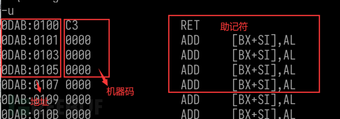 8086汇编(16位汇编)学习笔记01.汇编基础和debug使用插图28