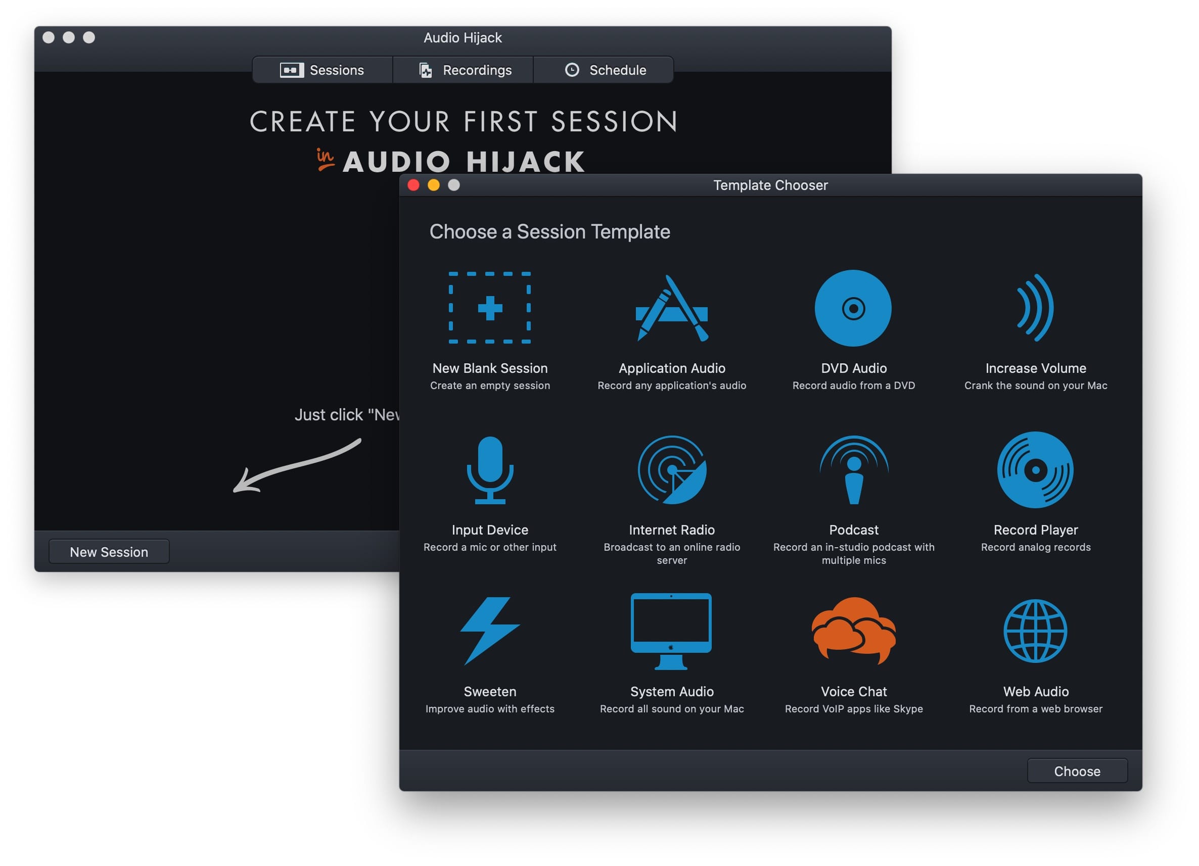 Audio Hijack for Mac v4.4.0 录制应用程序内播放的声音插图2