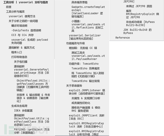 工具分析 | ysoserial 分析与魔改插图1