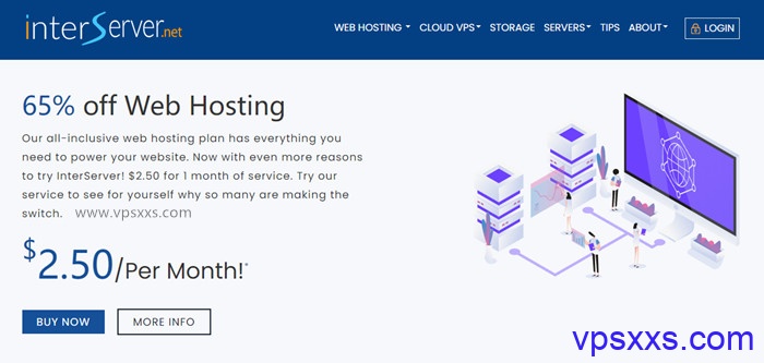 #黑五#InterServer美国洛杉矶/纽约/新泽西500GB大硬盘VPS：2.4美元/月，Windows VPS 4美元/月插图