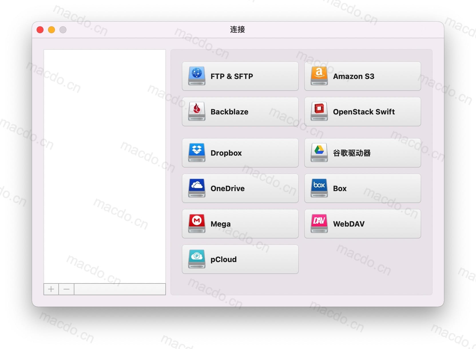 CloudMounter for Mac v4.5 挂载云盘为本地磁盘插图2