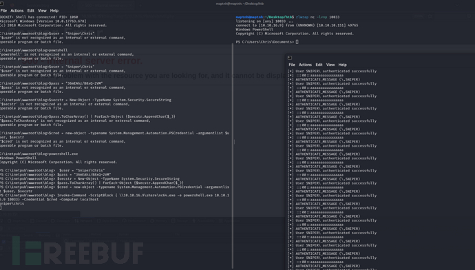 [Meachines] [Medium] Sniper RFI包含远程SMB+ powershell…插图8