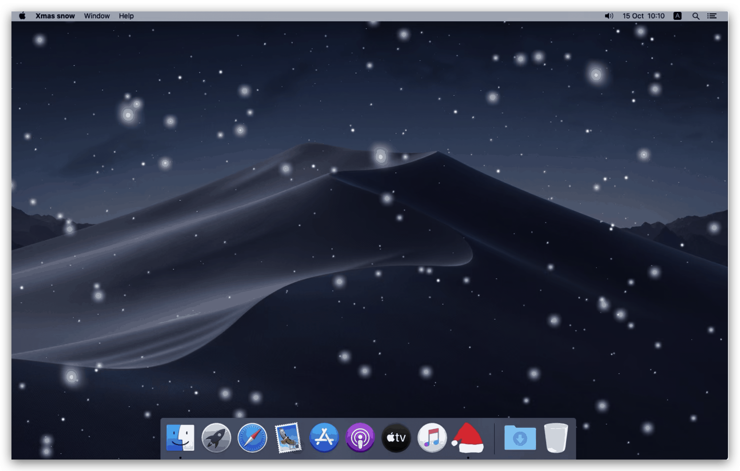 Xmas snow (圣诞雪) 中文破解版 for Mac v1.5.5 在你的Mac桌面上下雪插图3