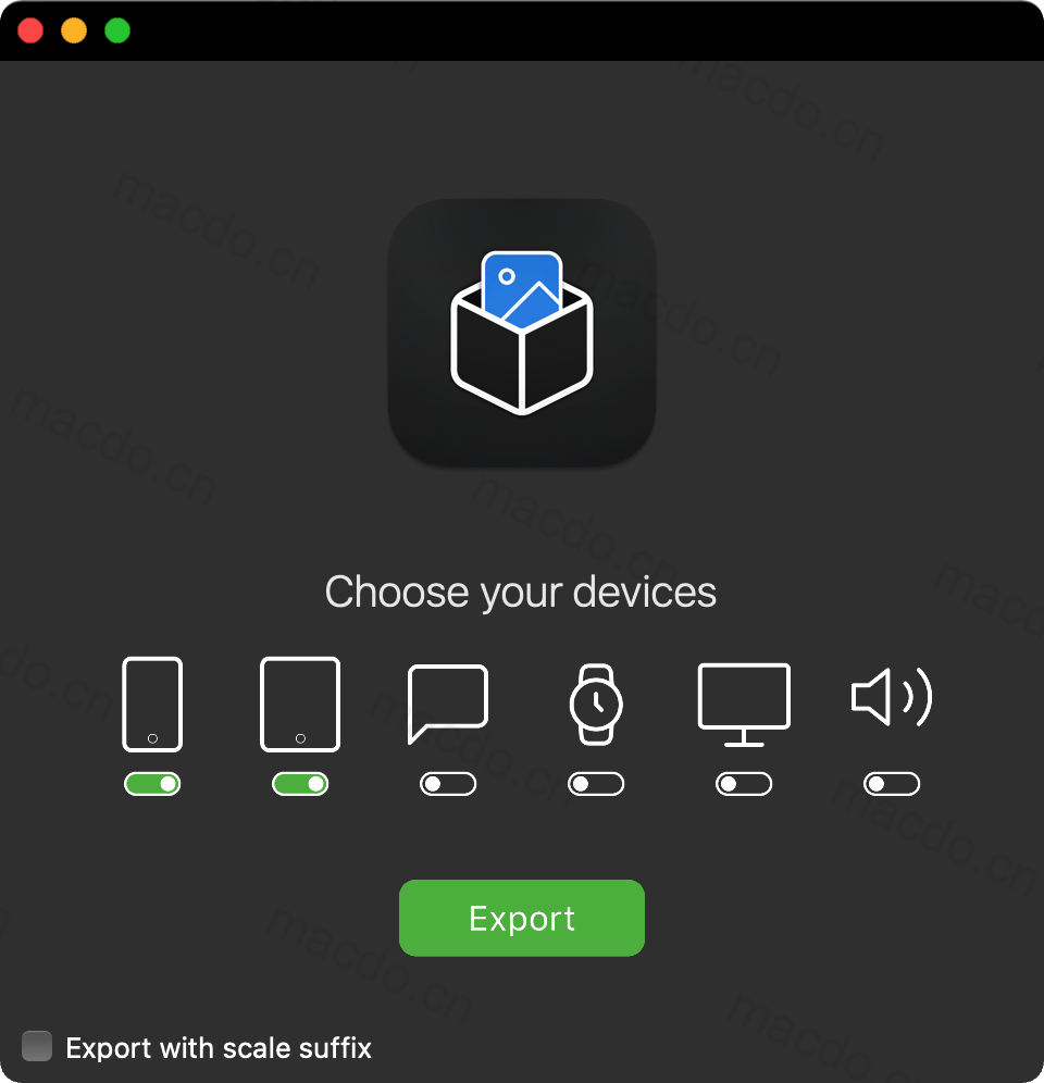 App Icon Generator for Mac v1.3.7 应用程序图标生成器插图1