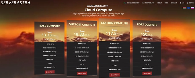 #黑五#ServerAstra美国纽约VPS：2美元/月，匈牙利AMD Epyc 7352 VPS 3美元/月插图