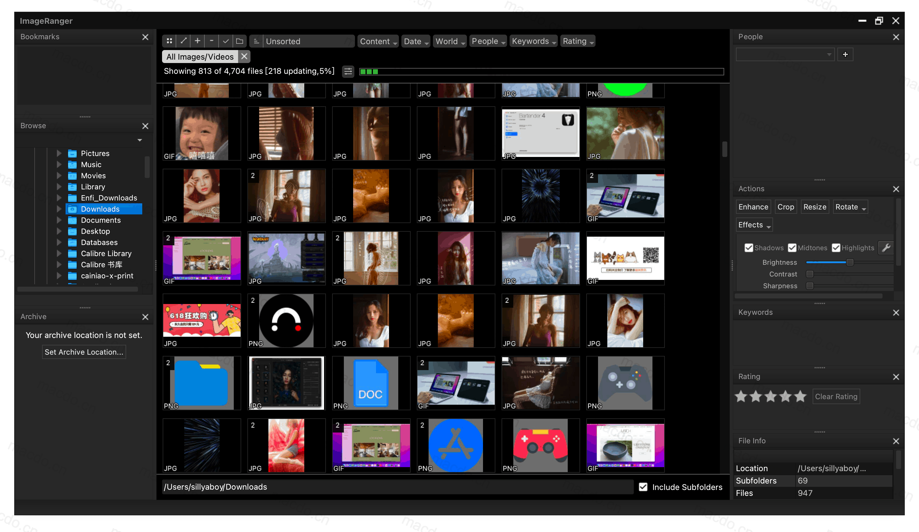 ImageRanger Pro Edition for Mac v1.9.2.1854 图片管理工具插图1