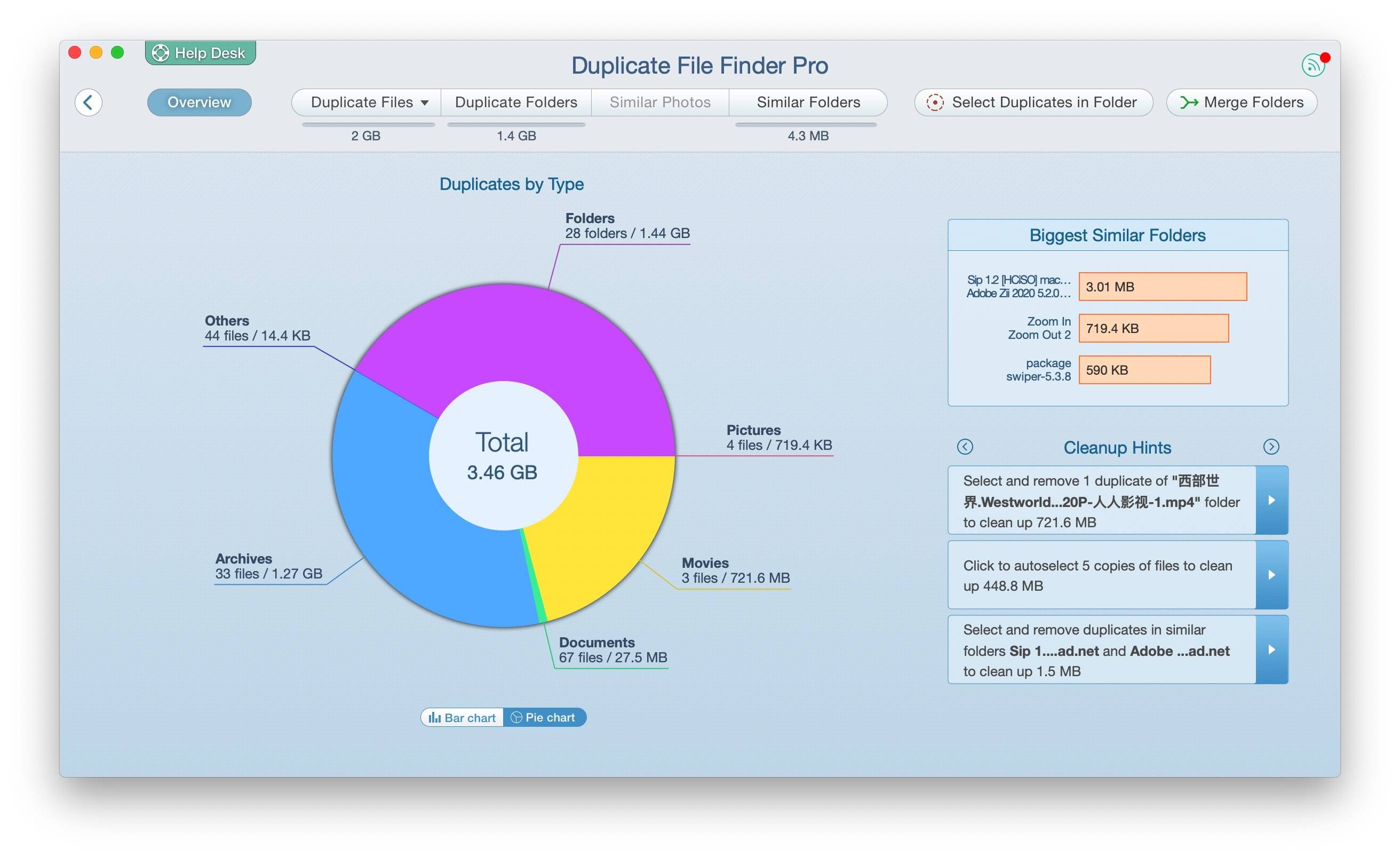 Duplicate File Finder Pro for Mac v7.0.7 重复文件清理工具插图2