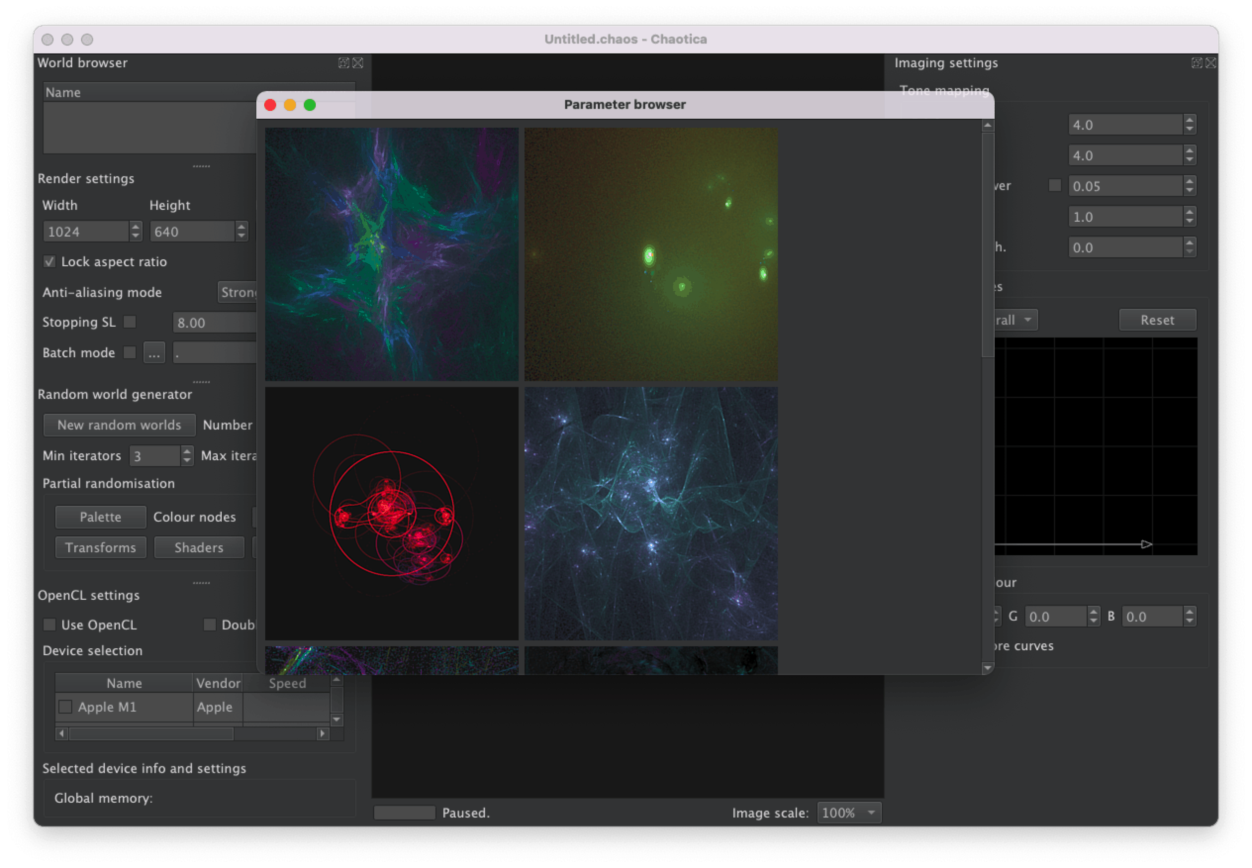 Chaotica for Mac v2.0.36 fix 分形艺术应用插图2