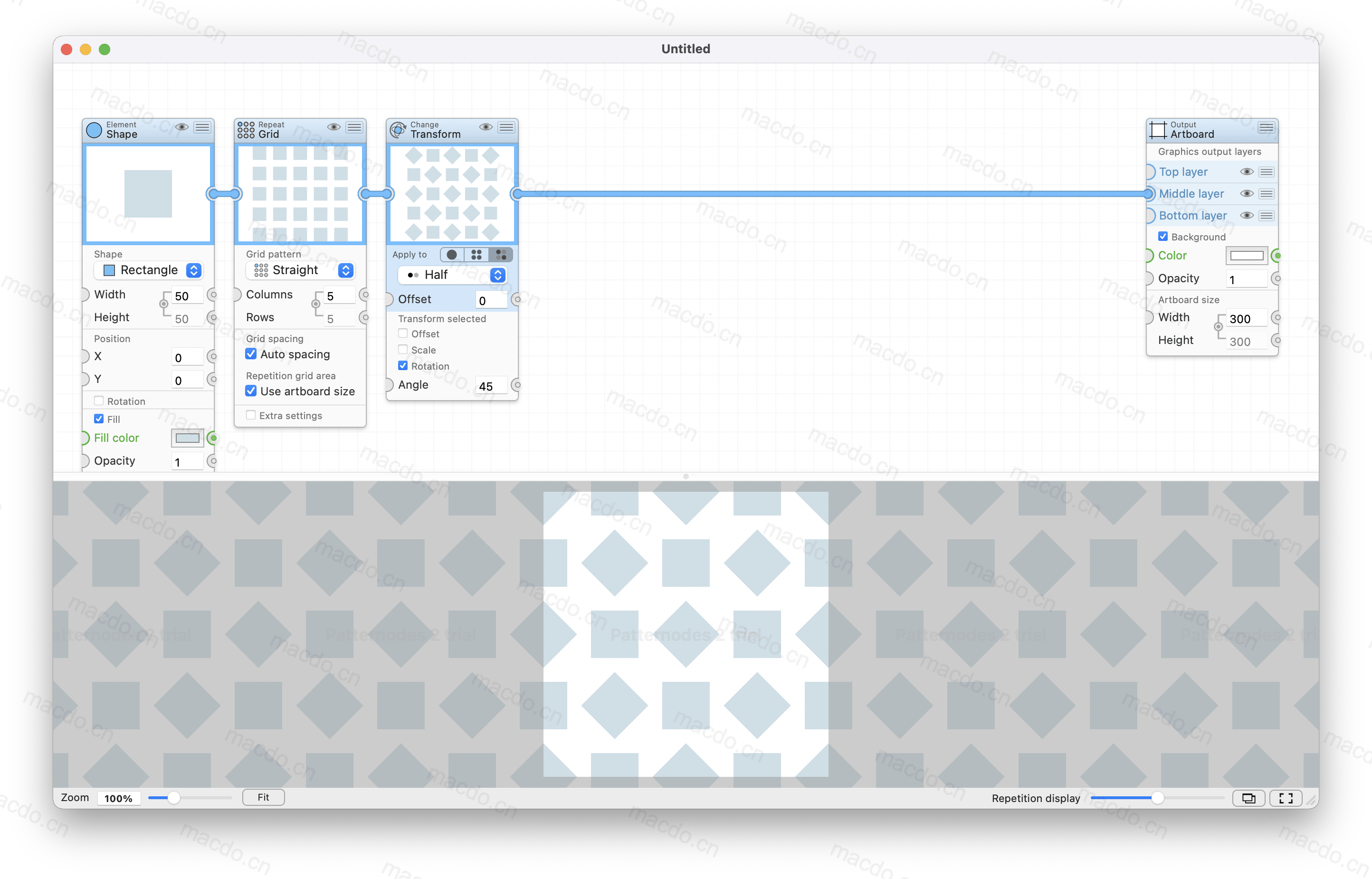 PatterNodes for Mac v3.2.1 矢量图/插画/动画制作工具插图1