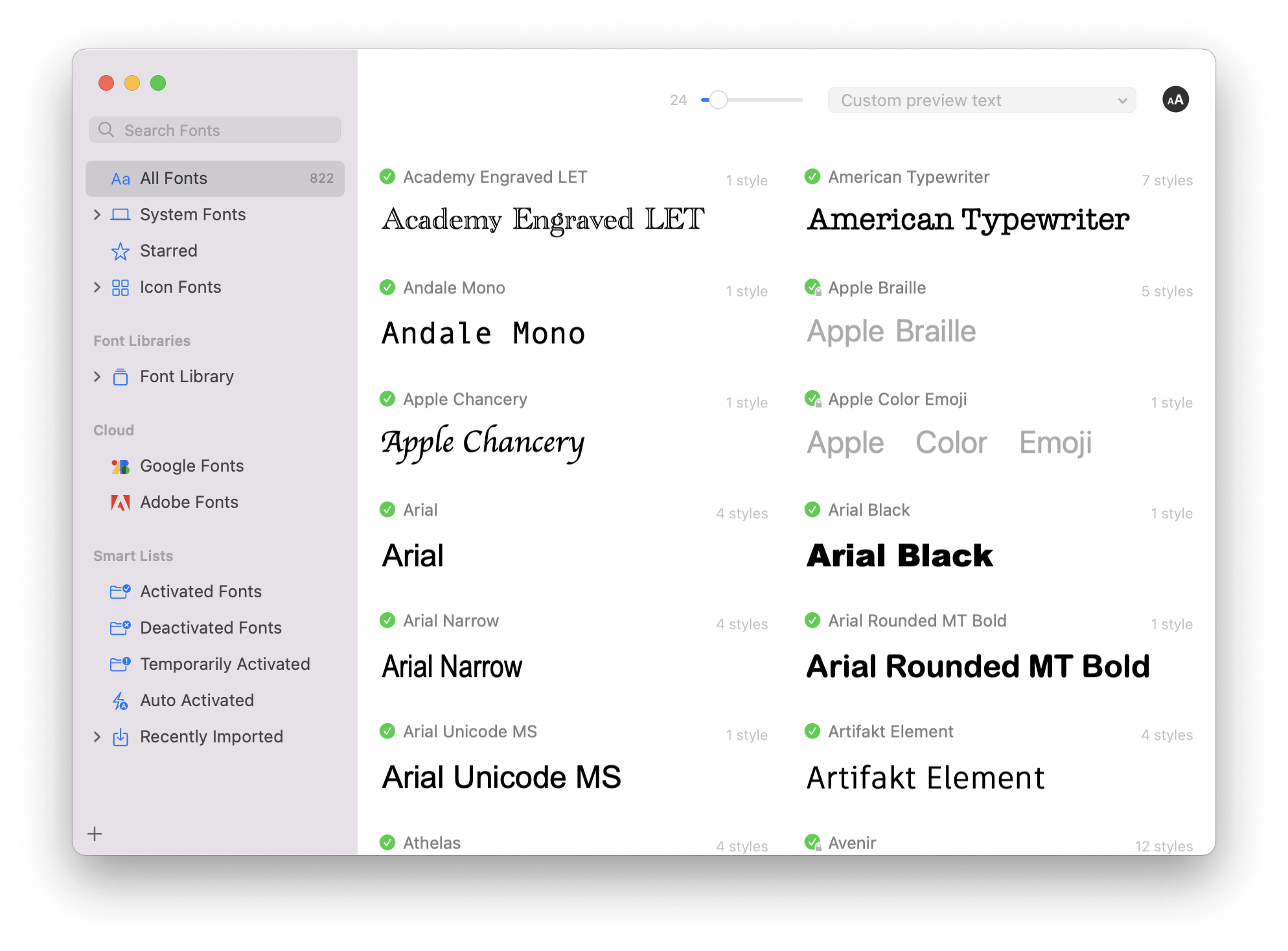 RightFont for Mac v8.5 字体管理工具插图2