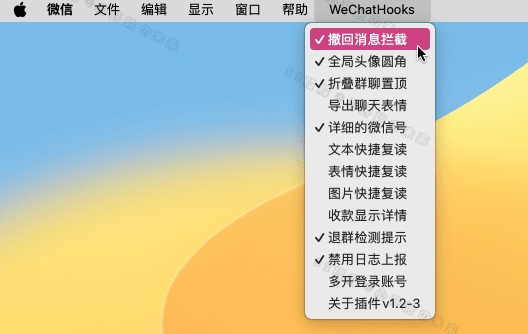 微信防撤回多开工具WeChatHooks v1.2插图