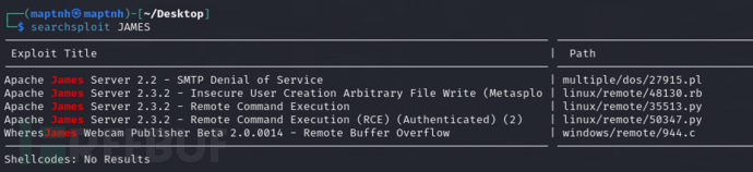 [Meachines] [Medium] solidstate Apache JAMES RCE+P…插图